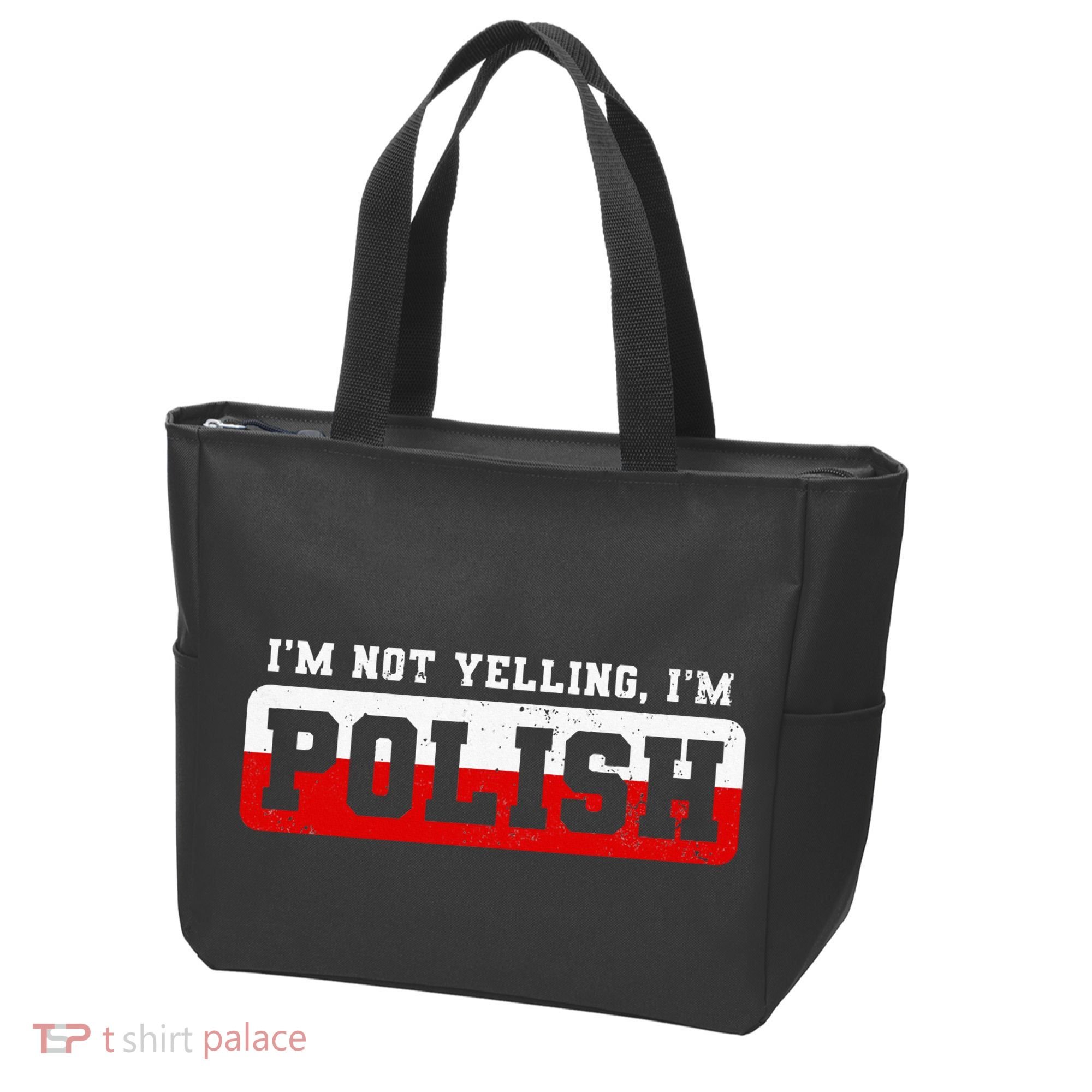Funny I DonT Scream IM Polish Funny Tote Bag