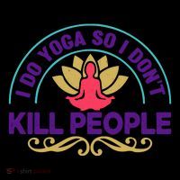 Funny I Do Yoga So I Don't Kill People Coffee Mug thumb 5