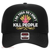 Funny I Do Yoga So I Don't Kill People Hat thumb 0