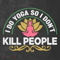 Funny I Do Yoga So I Don't Kill People Women's Hoodie thumb 2