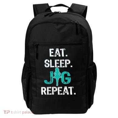 Funny Irish Dance Gift Cool Gift Eat Sleep Jig Repeat Backpack