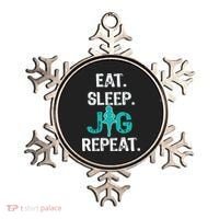 Funny Irish Dance Gift Cool Gift Eat Sleep Jig Repeat Ornament thumb 0