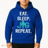 Funny Irish Dance Gift Cool Gift Eat Sleep Jig Repeat Hoodie thumb 2