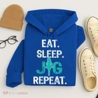 Funny Irish Dance Gift Cool Gift Eat Sleep Jig Repeat Hoodie thumb 4