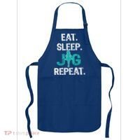 Funny Irish Dance Gift Cool Gift Eat Sleep Jig Repeat Apron thumb 0