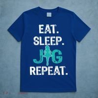 Funny Irish Dance Gift Cool Gift Eat Sleep Jig Repeat T-Shirt thumb 5
