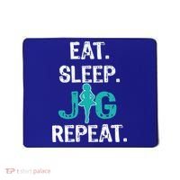 Funny Irish Dance Gift Cool Gift Eat Sleep Jig Repeat Mousepad thumb 0