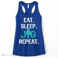 Funny Irish Dance Gift Cool Gift Eat Sleep Jig Repeat Women's Tank Top thumb 0