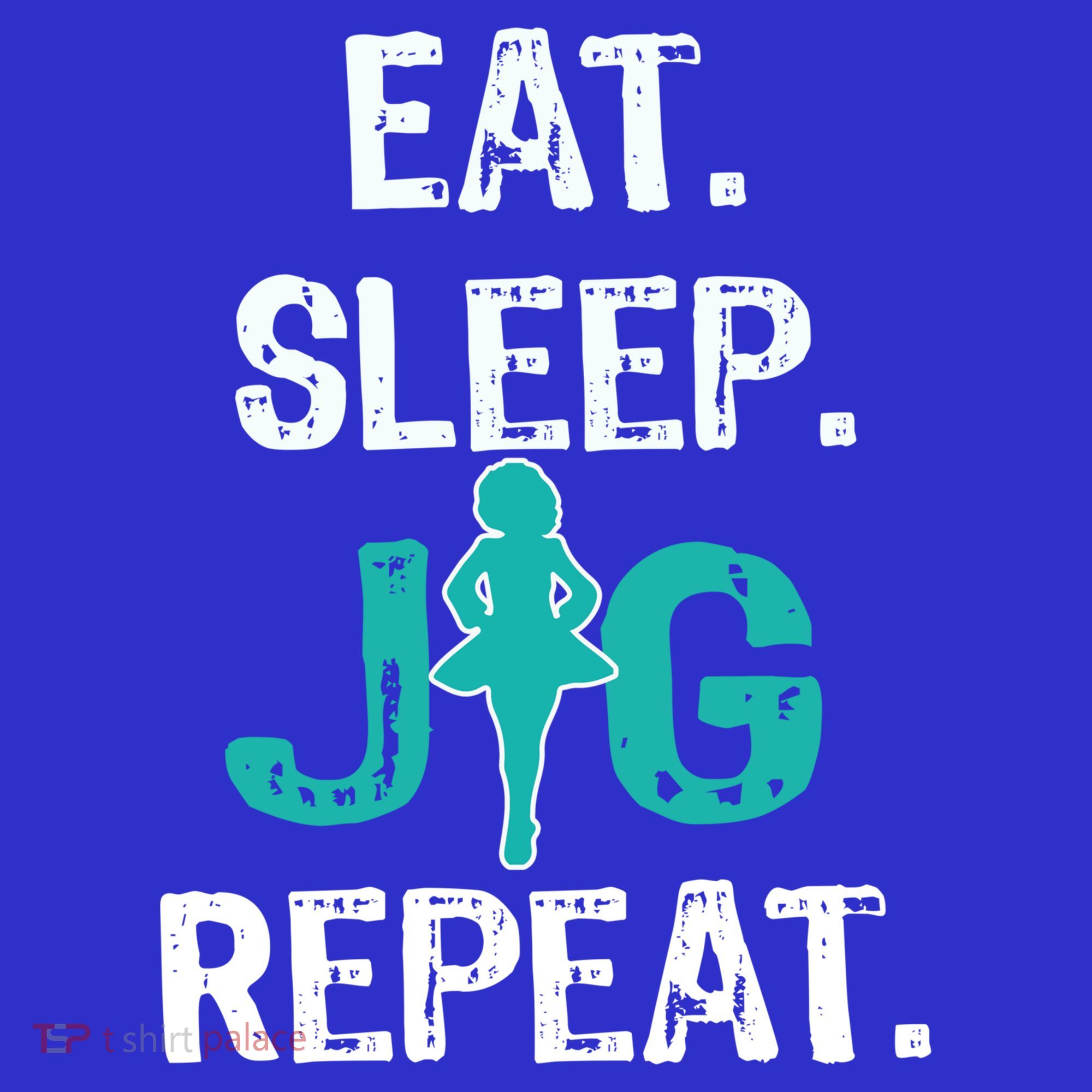 Funny Irish Dance Gift Cool Gift Eat Sleep Jig Repeat Kids Hoodie