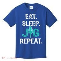 Funny Irish Dance Gift Cool Gift Eat Sleep Jig Repeat Kids T-Shirt thumb 0