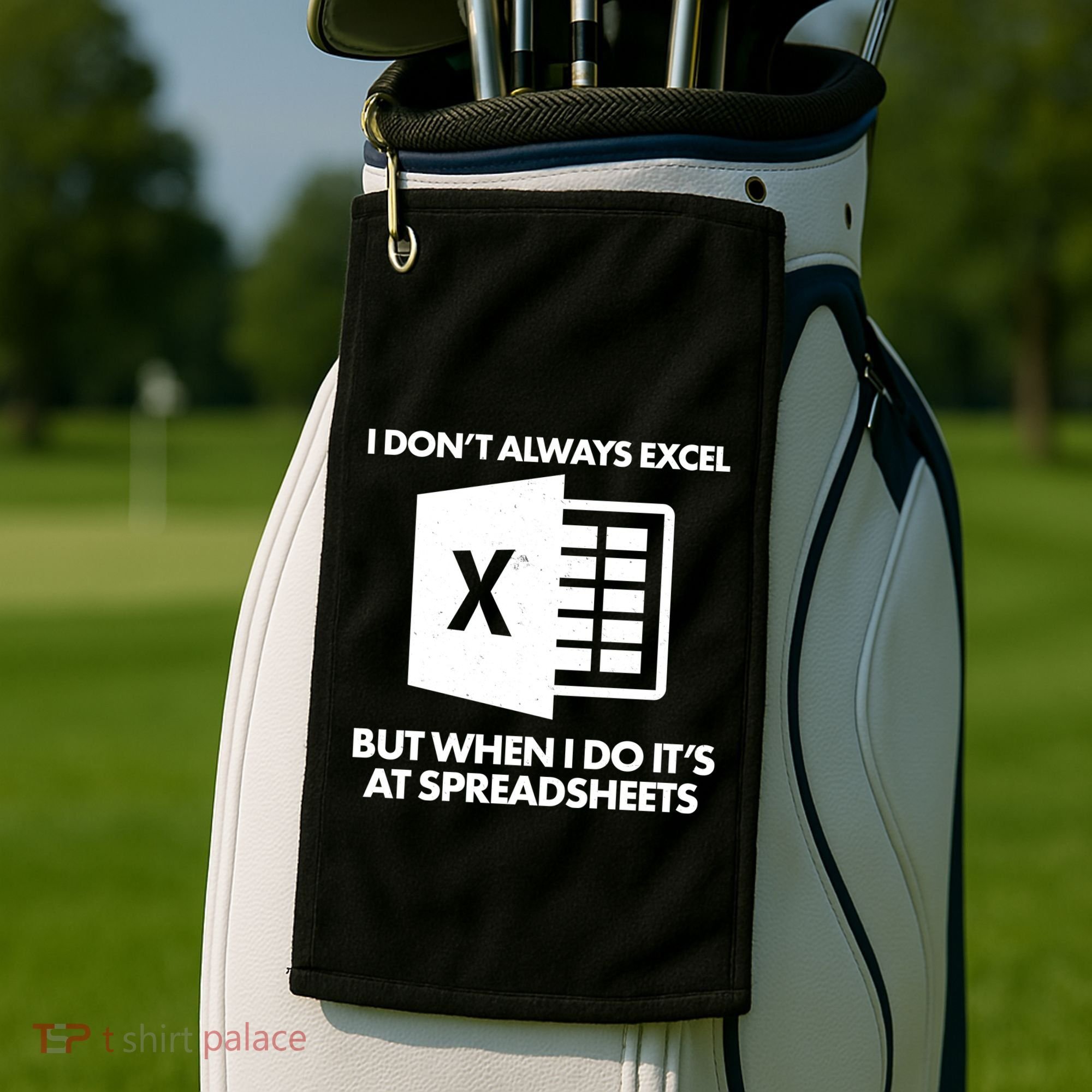 Funny I Don't Always Excel But When I Do It's At Spreadsheets Golf Towel