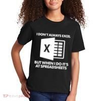 Funny I Don't Always Excel But When I Do It's At Spreadsheets Kids T-Shirt thumb 2