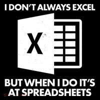 Funny I Don't Always Excel But When I Do It's At Spreadsheets Tote Bag thumb 4