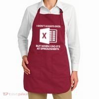 Funny I Don't Always Excel But When I Do It's At Spreadsheets Apron thumb 2