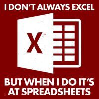 Funny I Don't Always Excel But When I Do It's At Spreadsheets Hat thumb 2