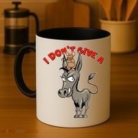 Funny I Don't Give A Rat's Ass Coffee Mug thumb 4