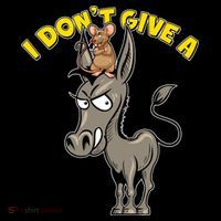 Funny I Don't Give A Rat's Ass Women's Hoodie thumb 2