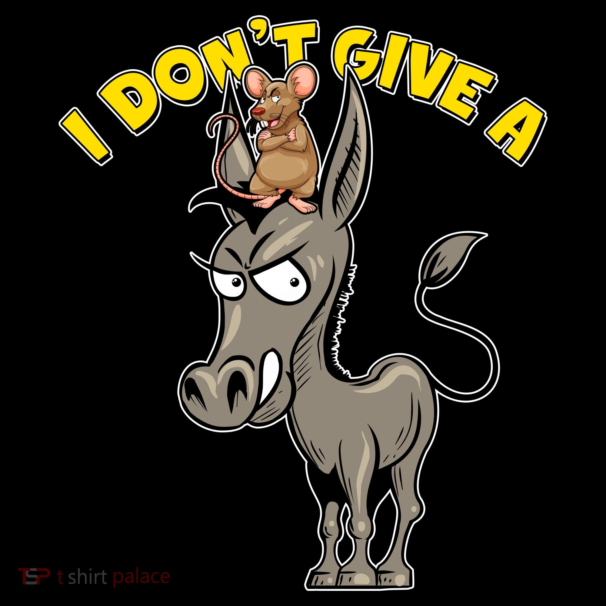 Funny I Don't Give A Rat's Ass Women's Hoodie