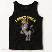 Funny I Don't Give A Rat's Ass Tank Top thumb 2
