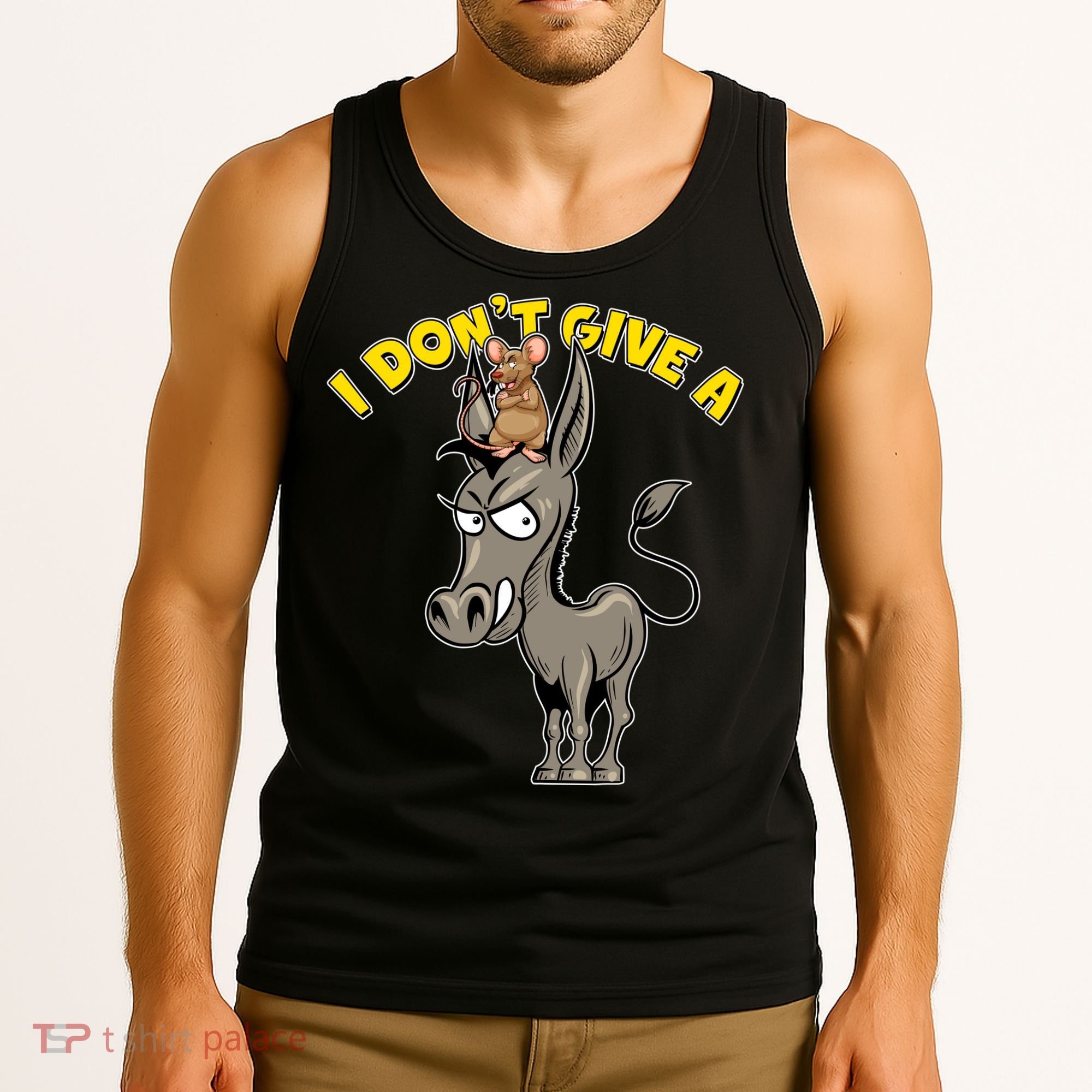 Funny I Don't Give A Rat's Ass Tank Top
