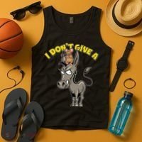 Funny I Don't Give A Rat's Ass Tank Top thumb 4