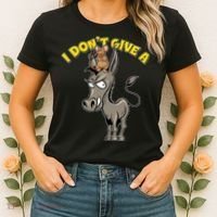 Funny I Don't Give A Rat's Ass Women's T-Shirt thumb 2
