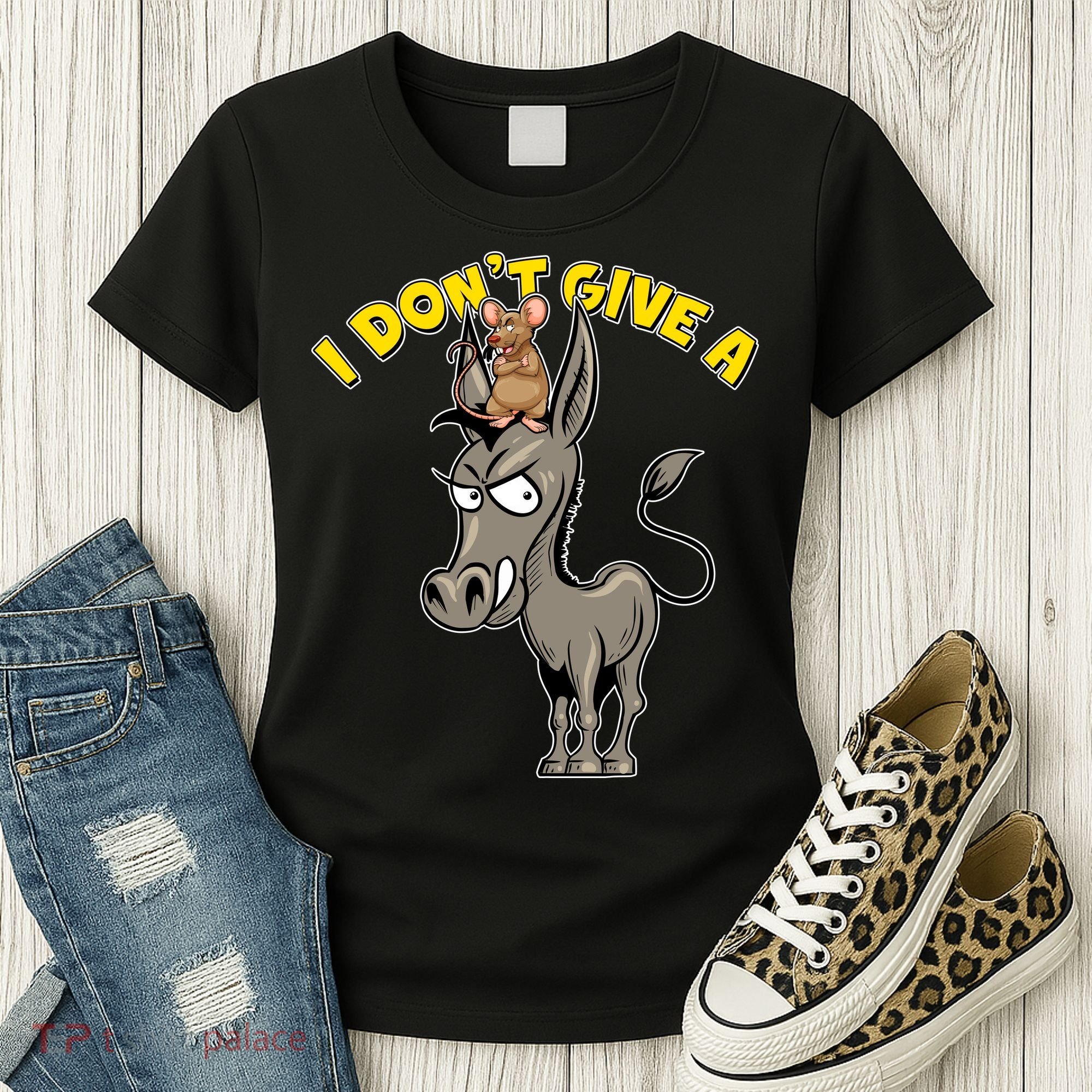Funny I Don't Give A Rat's Ass Women's T-Shirt