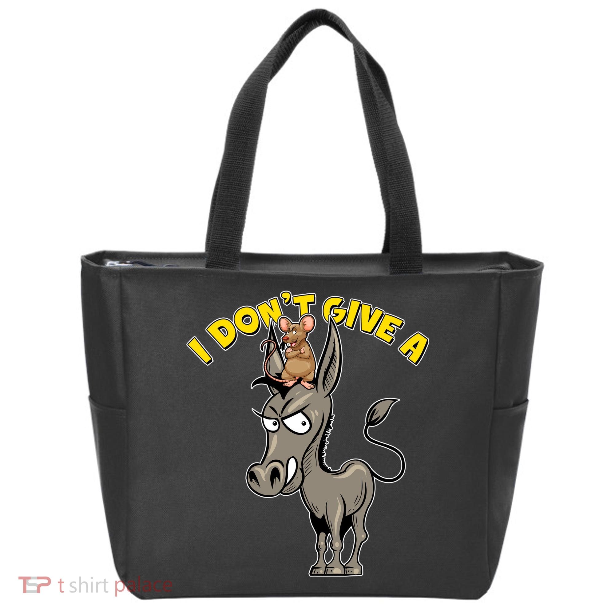 Funny I Don't Give A Rat's Ass Tote Bag