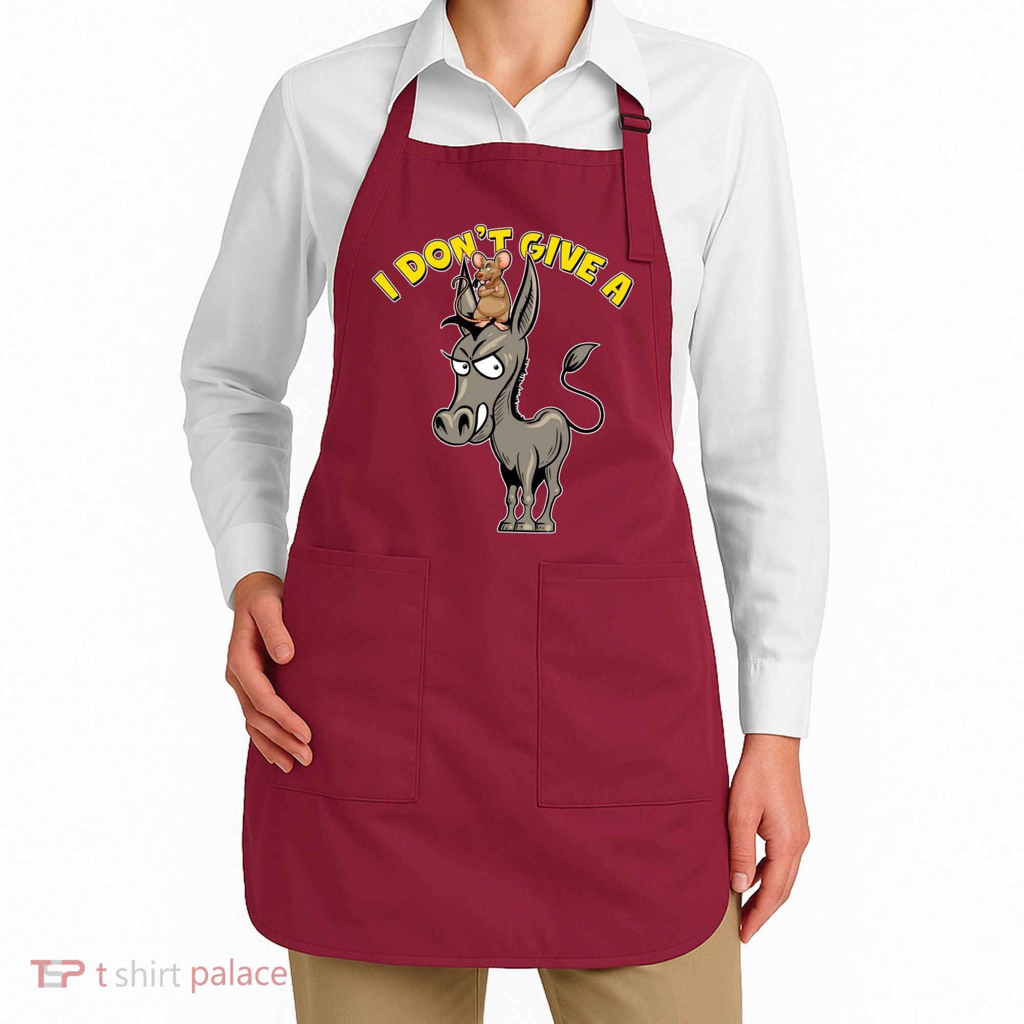 Funny I Don't Give A Rat's Ass Apron