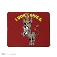 Funny I Don't Give A Rat's Ass Mousepad thumb 0