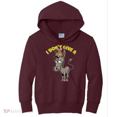 Funny I Don't Give A Rat's Ass Kids Hoodie