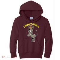 Funny I Don't Give A Rat's Ass Kids Hoodie thumb 0