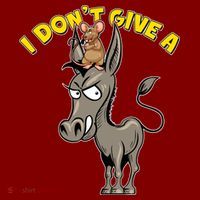 Funny I Don't Give A Rat's Ass Kids Hoodie thumb 2
