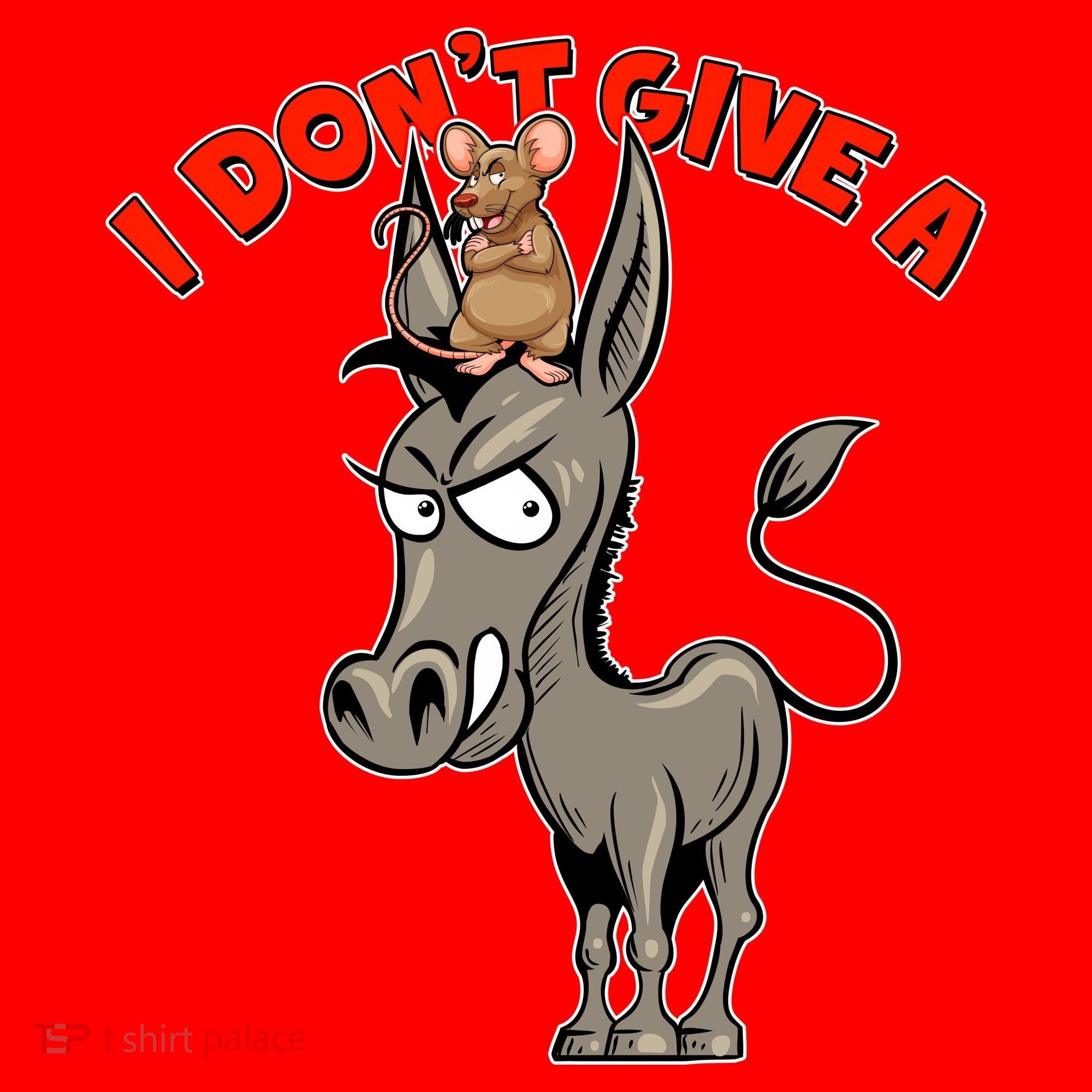 Funny I Don't Give A Rat's Ass Santa Hat