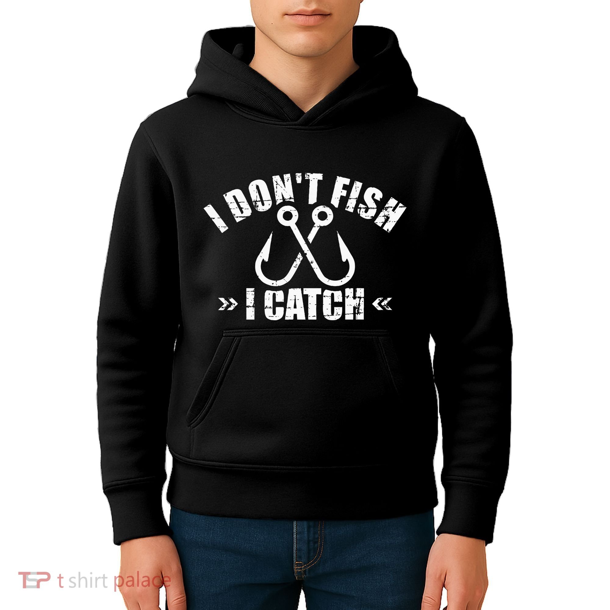 Fishing I DonT Fish I Catch Kids Hoodie