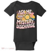 Funny Inappropriate Discharge Adult Humor Embarrassing Baby Bodysuit thumb 0
