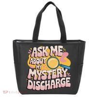 Funny Inappropriate Discharge Adult Humor Embarrassing Tote Bag thumb 0