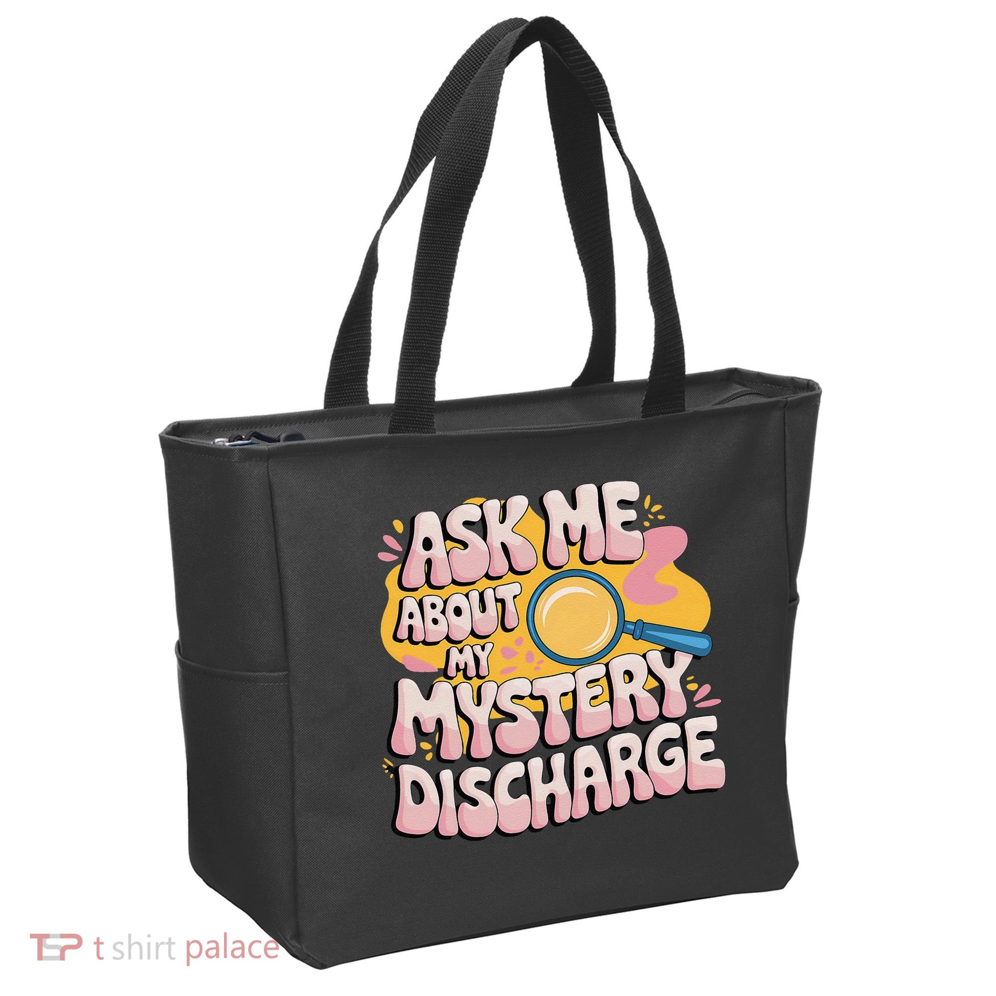 Funny Inappropriate Discharge Adult Humor Embarrassing Tote Bag