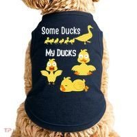 funny I don't have my ducks in a row Doggie Tank thumb 0