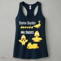 funny I don't have my ducks in a row Women's Tank Top thumb 3