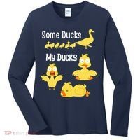 funny I don't have my ducks in a row Women's Long Sleeve Shirt thumb 0