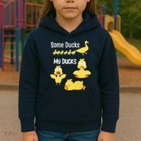 funny I don't have my ducks in a row Kids Hoodie thumb 3