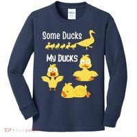 funny I don't have my ducks in a row Kids Long Sleeve Shirt thumb 0