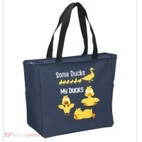 funny I don't have my ducks in a row Tote Bag thumb 2