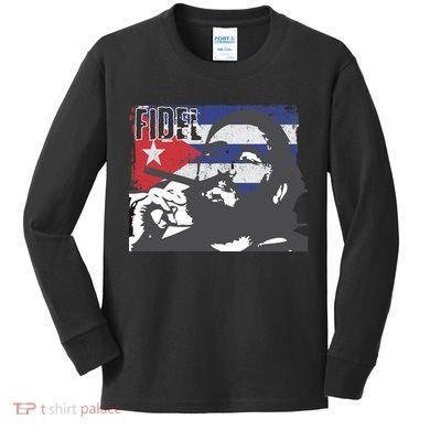 Fidel Castro Kids Long Sleeve Shirt