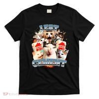 Funny I Eat Cement Cat Meme T-Shirt thumb 0