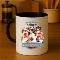 Funny I Eat Cement Cat Meme Coffee Mug thumb 4