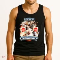 Funny I Eat Cement Cat Meme Tank Top thumb 3
