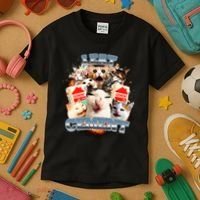 Funny I Eat Cement Cat Meme Kids T-Shirt thumb 3