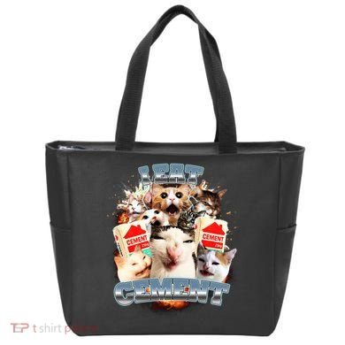 Funny I Eat Cement Cat Meme Tote Bag